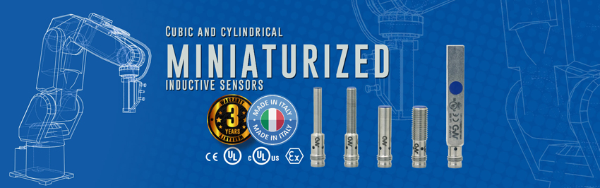 Cubic And Cylindrical Miniaturized Inductive Sensors